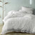 Savannah White Quilt Cover Set