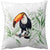 Toucan Velvet Cushion (43 x 43cm)