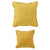 Vivid Gold Quilted European Pillowcase