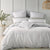 Wellington White Quilt Cover Set