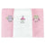 Baby Owl Girl 3pk Face Washer Set (30 x 30cm)