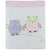 Baby Owl Girl Cot Waffle Blanket (120 x 140cm)