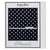 Classic Navy Polka Dot 2pce Bassinet Sheet Set