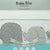 Petite Elephant Cradle/Bassinet Velour Blanket (70 x 90cm)