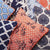 Bermuda Maze Orange Cushion (50 x 50cm) (2 PACK)