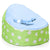 Green Polka Dot Blue Seat Snuggle Pod