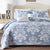 Corinthian Blue Coverlet Set