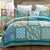 Aquamarine Bedspread Set