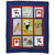 PLAY TO WIN Throw or Cot Quilt (130 x 155cm)