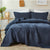 Diamond Navy Bedspread Set