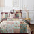 Dramatic Floral Bedspread Set