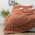 Wave Rust Quilt Cover Set