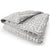 Grey Lattice Cot Coverlet