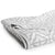 Grey Lattice Cot Blanket (bamboo)