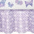 Lavender Lattice Cot Valance