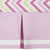 Pink Stripe Cot Valance