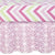 Pink Lattice Cot Valance