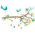 Enchanted Dark Blue Branch Wall Stickers