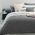Chloe Charcoal Quilt Cover Set
