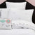 Eden White European Pillowcase