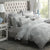 Marseilles Silver Quilt Cover Set