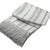 Marseilles Silver Fringed Throw (130 x 220cm)