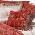 Medici Red Square Cushion