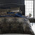 Peron Navy Quilt Cover Set