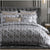 Trieste Silver Quilt Cover Set