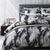 Vasari Navy Quilt Cover Set