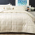 Check Ivory 500TC Cotton Comforter Set