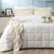 Check White 500TC Cotton Comforter Set