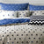 Arin Blue Cushion COVER ONLY (43 x 43cm)