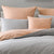 Beck Peach Square Cushion (45 x 45cm)