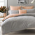 Beck Peach Quilt Cover Set