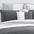 Dax Black European Pillowcase
