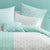 Jaya Aqua Square Cushion COVER ONLY (45 x 45cm)