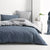 Meiko Navy Quilt Cover Set