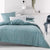 Meiko Teal Quilt Cover Set