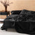 Satin Black Sheet Set