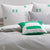 Triplicity Green European Pillowcase