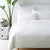 Waffle White Quilt Cover Set