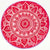 Romantic Patch Round Bath Mat