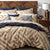 Chinese Key Gold Quilt Cover Set