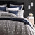 Circles And Squares Silver Quilt Cover Set