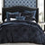 Pagoda Navy Quilt Cover Set