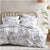 Egrets Linen Quilt Cover Set