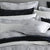 Octagonal Lattice Silver Quilted Cushion (45 x 45cm)