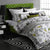 Parakeets Lime Quilt Cover Set