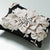 Spotted Floral BLACK Brunch Cushion